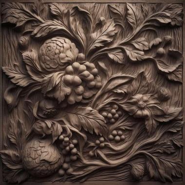 Patterns and decorations stl grainy 2 3d model